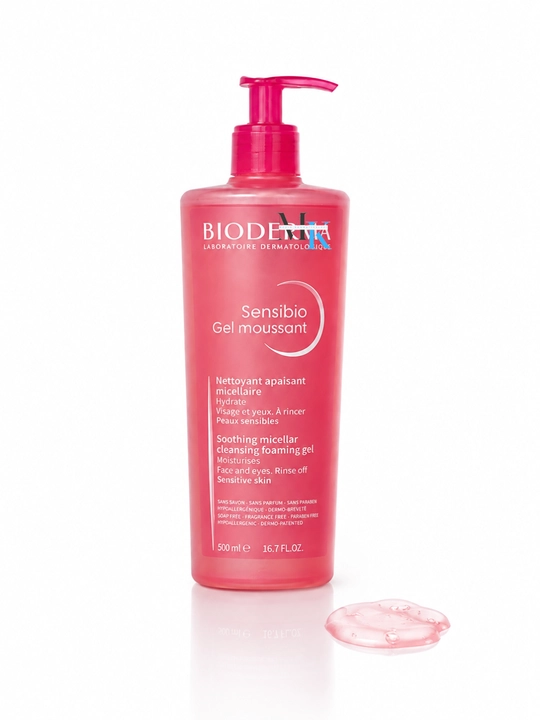 Очищающий гель для лица Bioderma Sensibio Gel Moussant, 500 мл