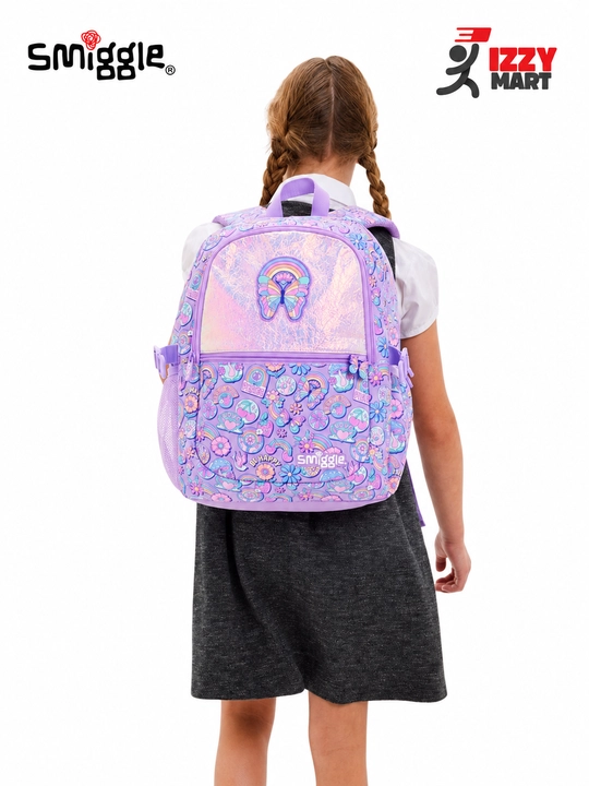 Smiggle школьный рюкзак сумка, для девочек и мальчиков, 42x30x13 см