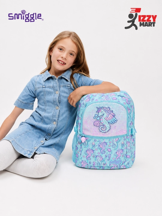 Smiggle школьный рюкзак сумка, для девочек и мальчиков, 42x30x13 см