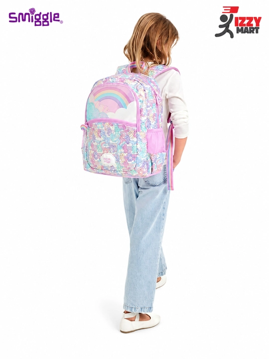 Smiggle школьный рюкзак сумка, для девочек и мальчиков, 42x30x13 см