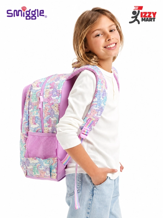 Smiggle школьный рюкзак сумка, для девочек и мальчиков, 42x30x13 см