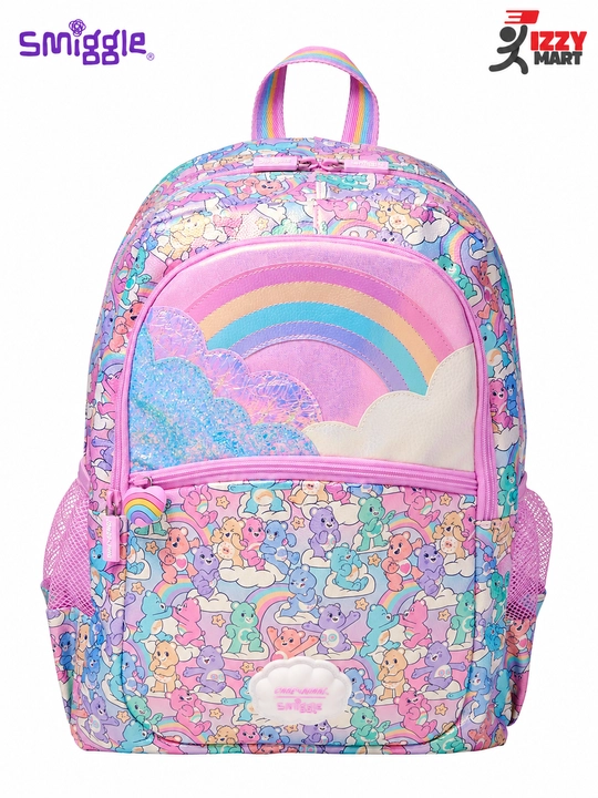 Smiggle школьный рюкзак сумка, для девочек и мальчиков, 42x30x13 см