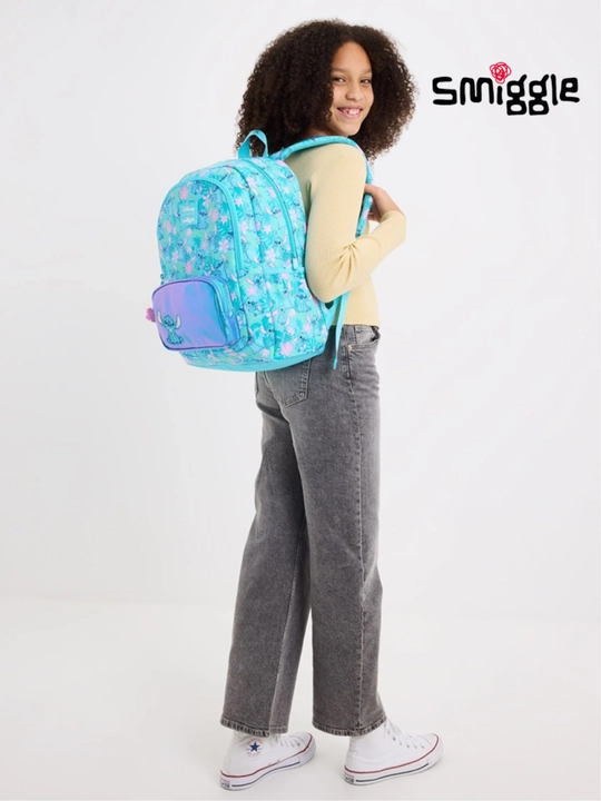 Smiggle школьный рюкзак сумка, для девочек и мальчиков, 42x30x13 см