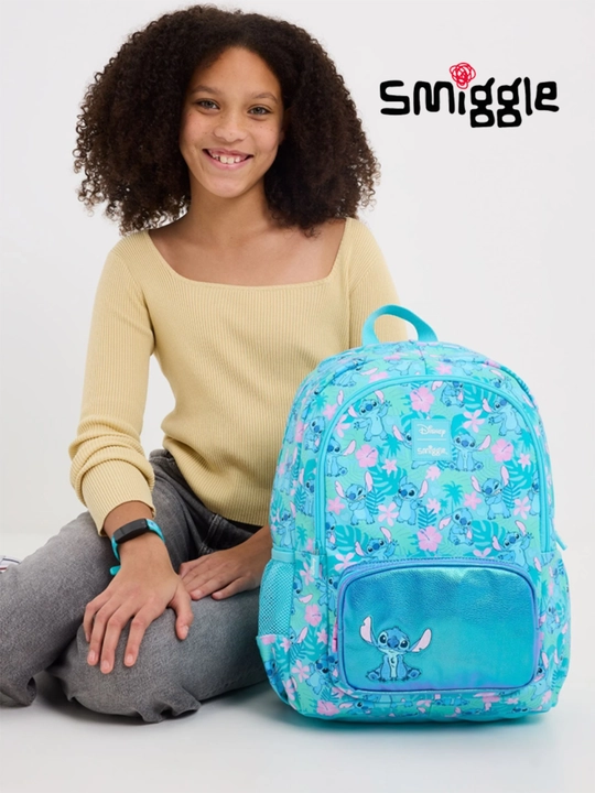 Smiggle школьный рюкзак сумка, для девочек и мальчиков, 42x30x13 см
