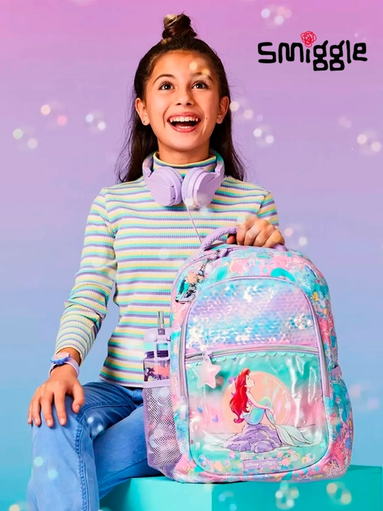 Smiggle школьный рюкзак сумка, для девочек и мальчиков, 42x30x13 см