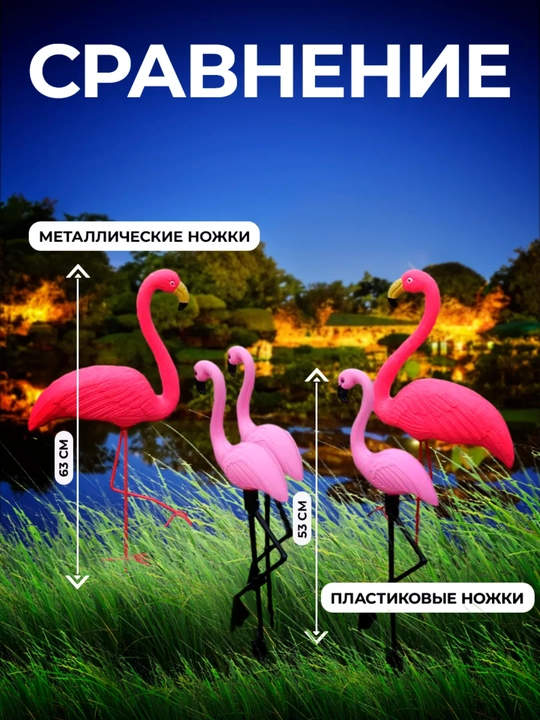 Quyosh batareyali bog‘ chirog‘i-figura, tipratikan, to‘tiqush, boyo‘g‘li, flamingo