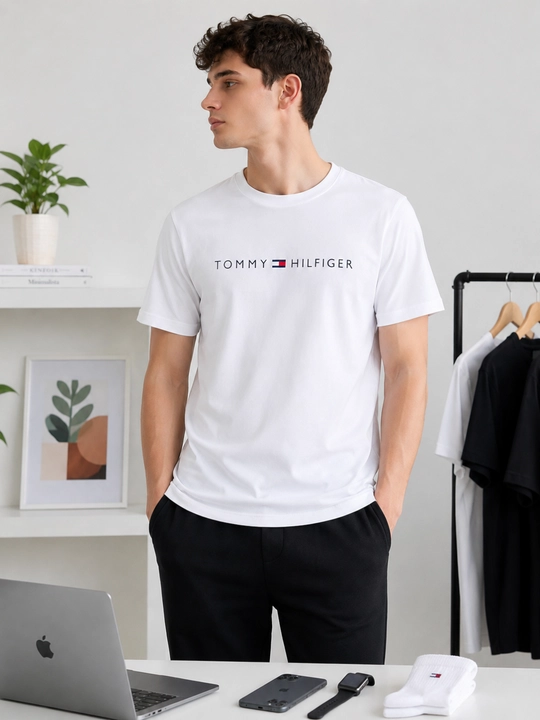 Erkaklar futbolkasi, futbolka, paxtali futbolka, bazoviy futbolka, yozgi kiyim - 