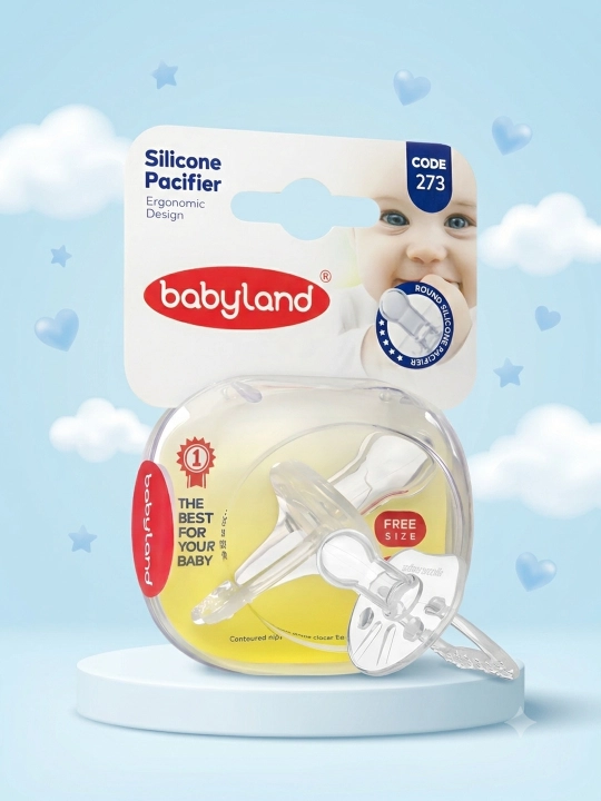Babyland butun silikonli dumaloq so'rg'ich, Free Size, 3 oydan+ - 