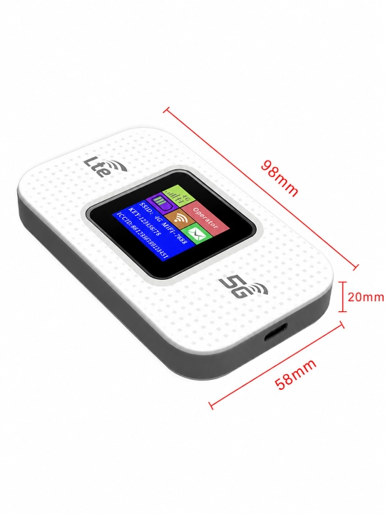 Карманный Wi-Fi роутер 4G LTE с SIM-картой, портативный мобильный роутер 300Mbps