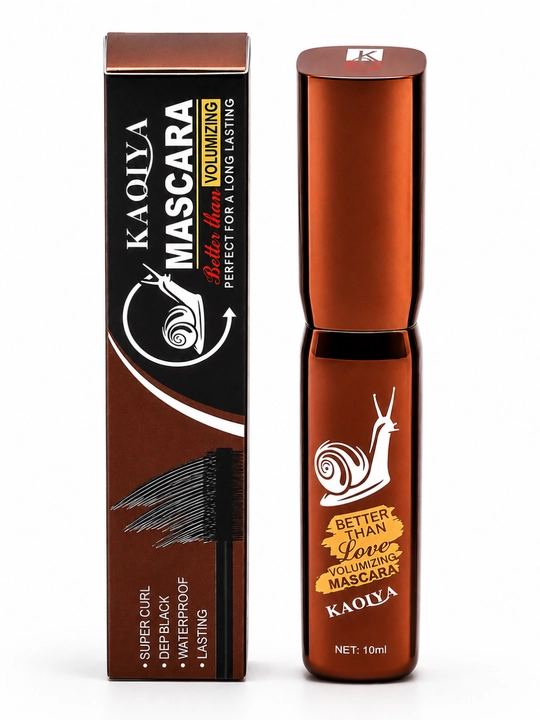 Тушь для ресниц KAOIYA Mascara 10 мл, водостойкая, объем и удлинение, черная