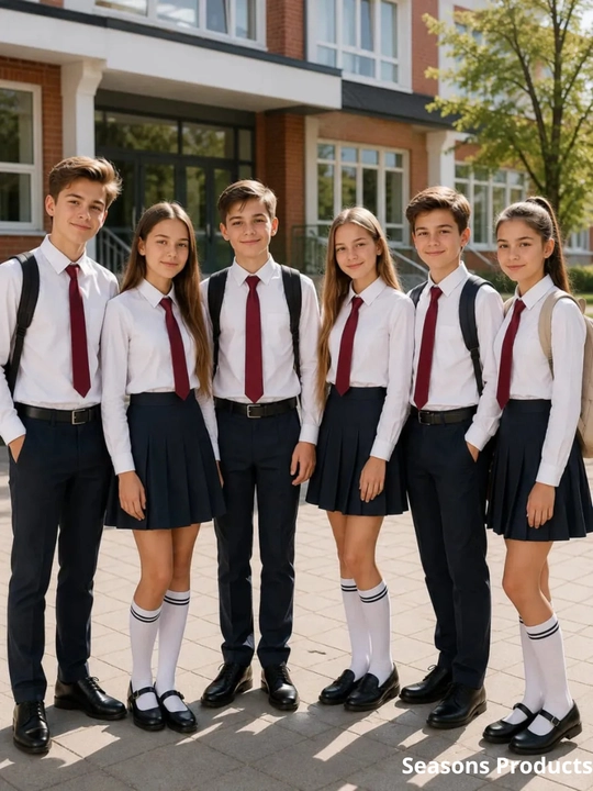 Maktab o‘quvchilari uchun tugmacha orqali sozlanadigan galstuk