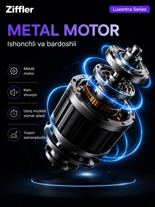 Кухонная вытяжка ZIFFLER серии BRH, 180 Вт, 750 м³/ч, Wave Sensor, Baffle Filter