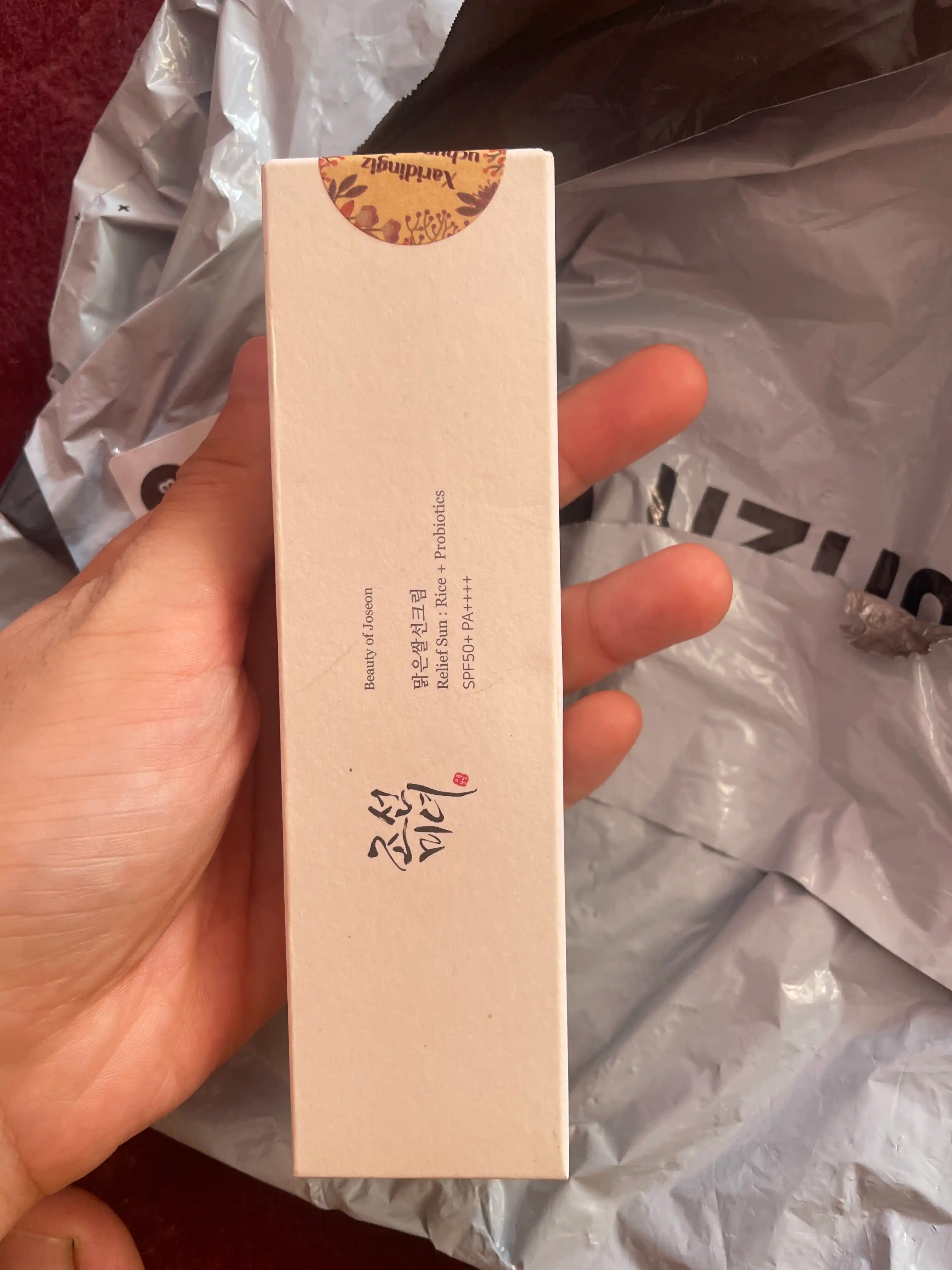 SPF50  quyoshdan himoya kremi Beauty of Joseon Relief Sun