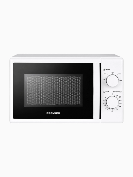 Микроволновая печь Premier PRM-20MW/RJ4-W, 20 л, 700 Вт, механическое управление, белая - 