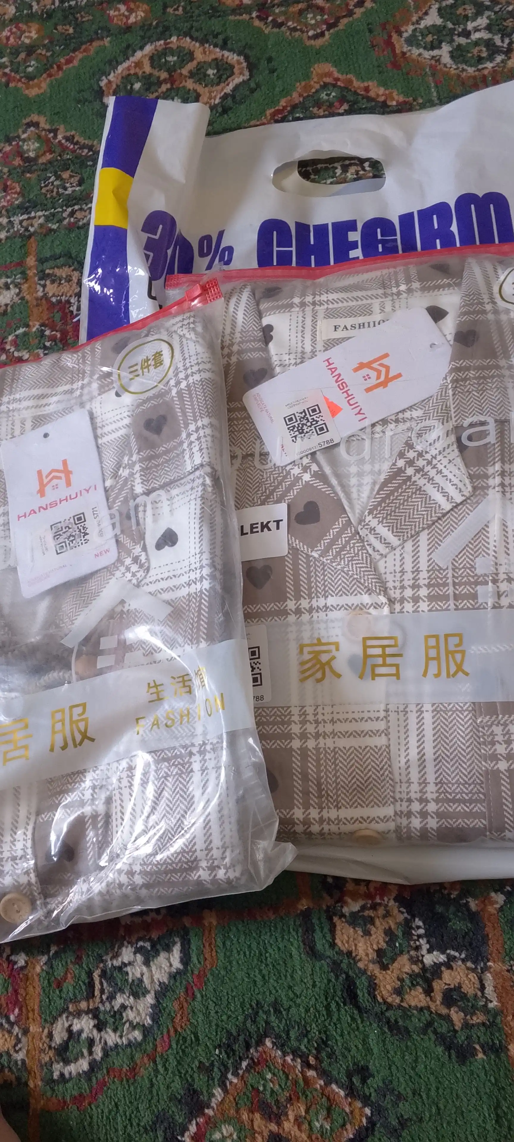 Ayollar uchun 3 tasi 1 da pijama, ayollar pijamasi, qulay ayollar tungi kiyimi + sovg‘a