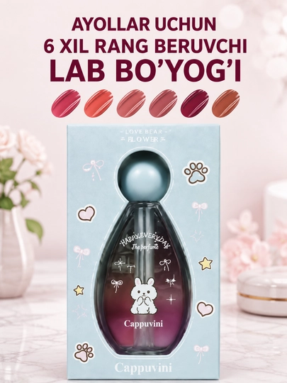 Cappuvini Moisturizing Lipstick – Ayollar uchun lab bo'yog'i - 