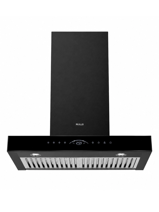 Кухонная вытяжка RULLS HTA602BL, сенсорное управление, 750 м³/ч, LED, черная
