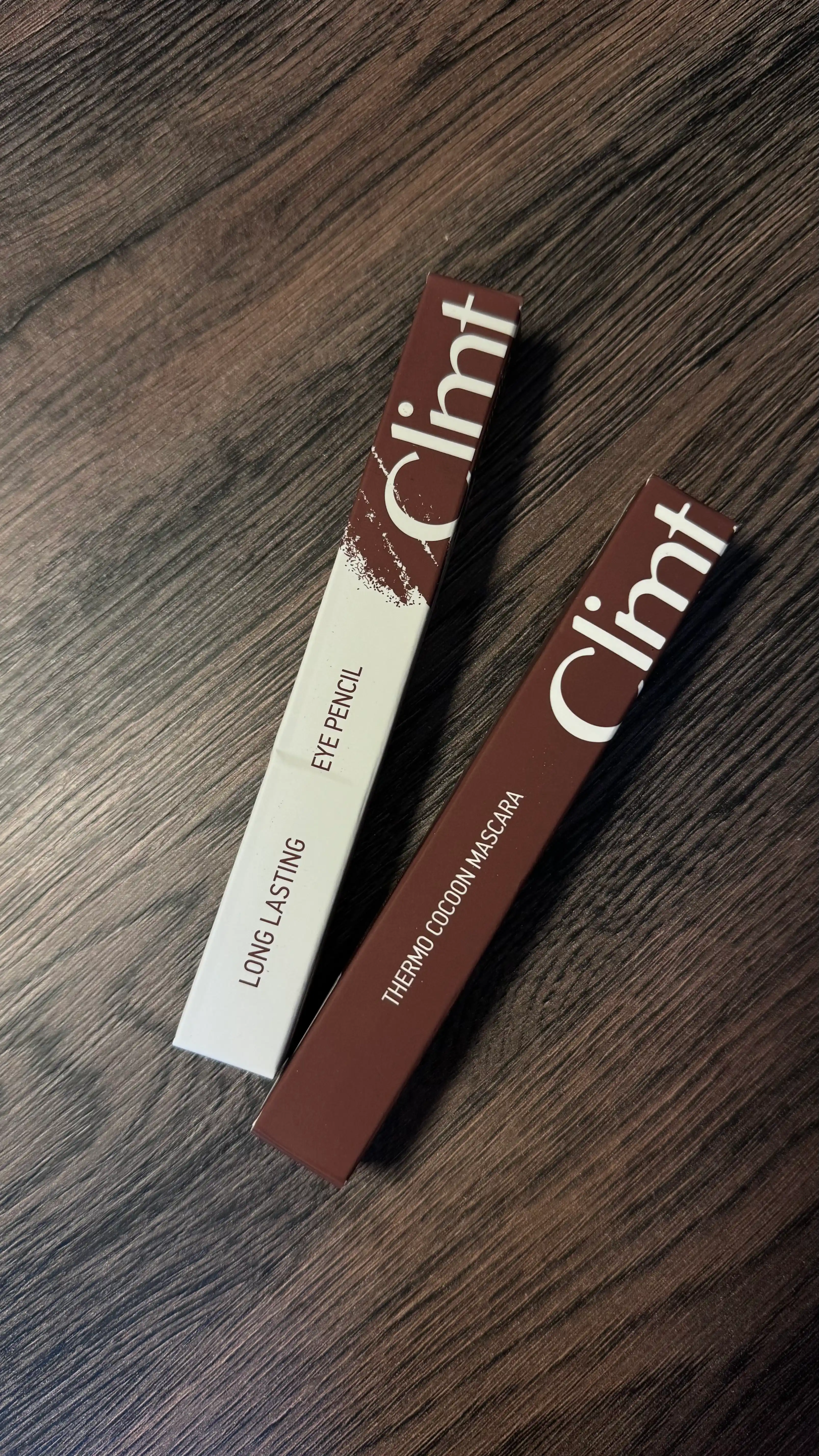 Карандаш для глаз Climtcosmetics, гелевый водостойкий, 2 цвета коричневый и черный