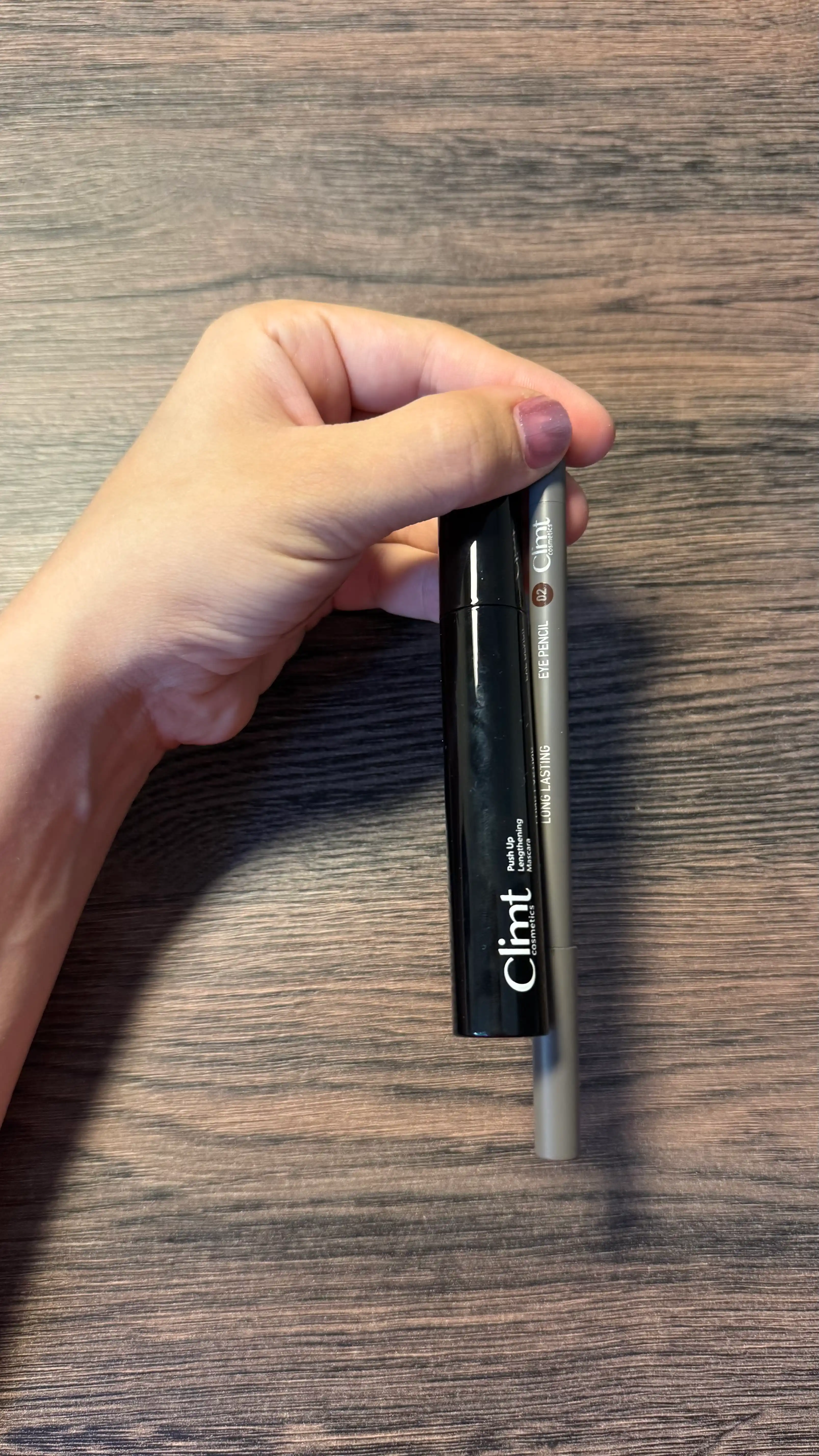 Карандаш для глаз Climtcosmetics, гелевый водостойкий, 2 цвета коричневый и черный