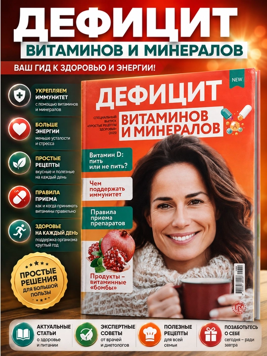 "Vitaminlar va minerallar tanqisligi" jurnali - vitaminlar, minerallar va salomatlik - 