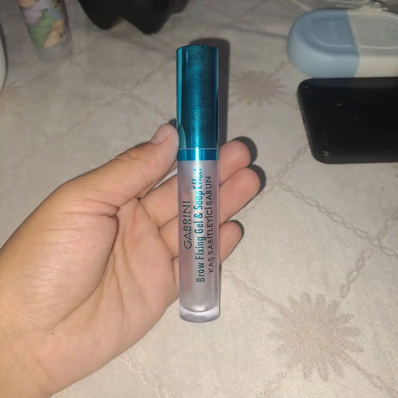 Gabrini qosh fiksatori geli Brow Fixing Soap effect, qoshlarni yotqizish uchun, shaffof, 8 ml