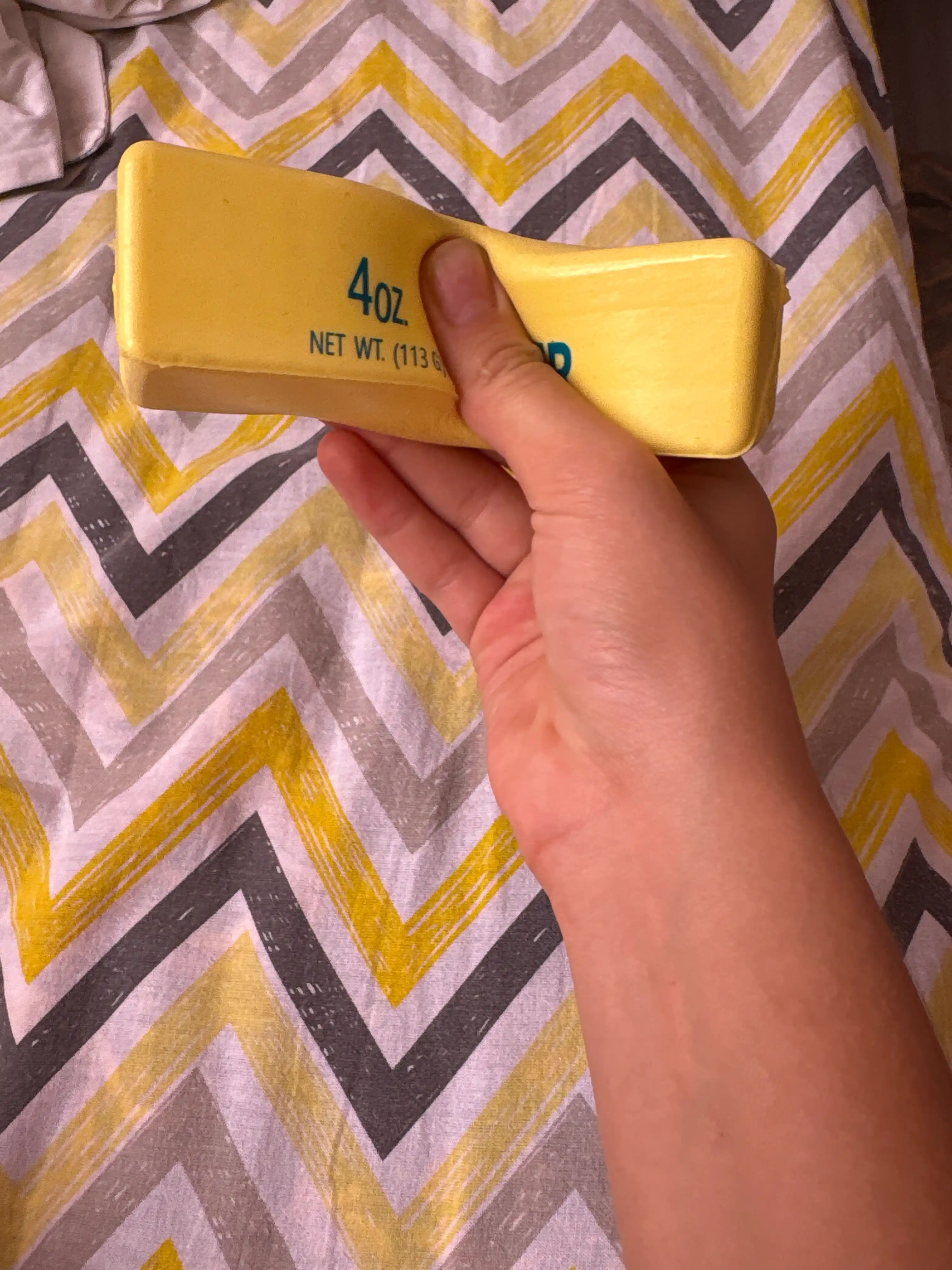 Butter Squishy Anti Stress O‘yinchoq, Sekin Qaytuvchi Yumshoq Sariyog‘ Shaklidagi