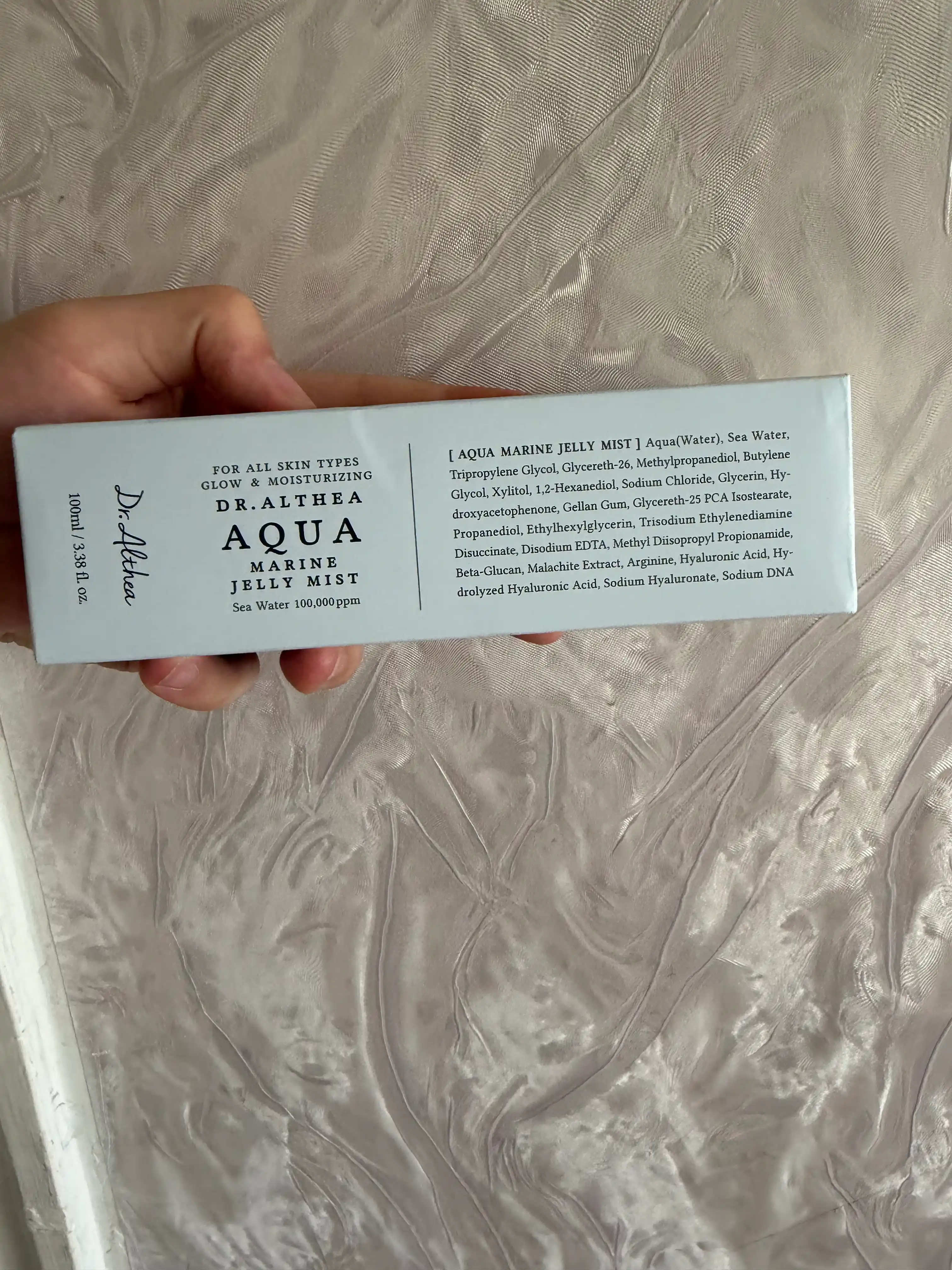 Dr. Althea aqua jelly mist  — yuz uchun namlovchi mist-sprey, PDRN bilan, 100 ml