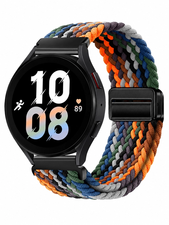 Samsung Huawei Amazfit uchun magnitli havo o'tkazuvchi tasma 20mm 22mm（Faqat tasma）