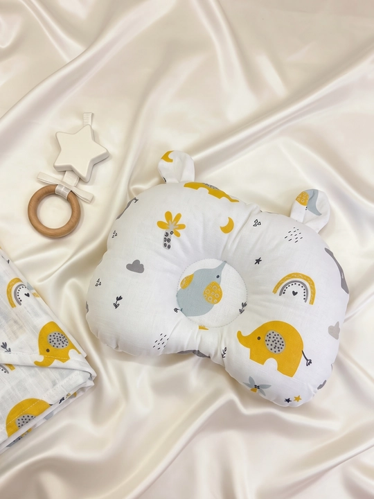Ортопедическая подушка для новорожденных MYPILLOWUZ, анатомическая подушка бабочка для сна - 