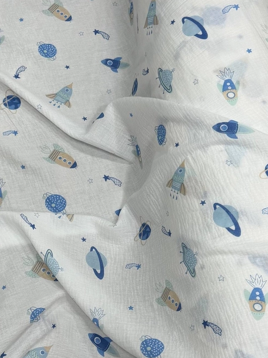 Муслиновая пелёнка для детей 80x100 см 100% хлопок, мягкая и впитывающая