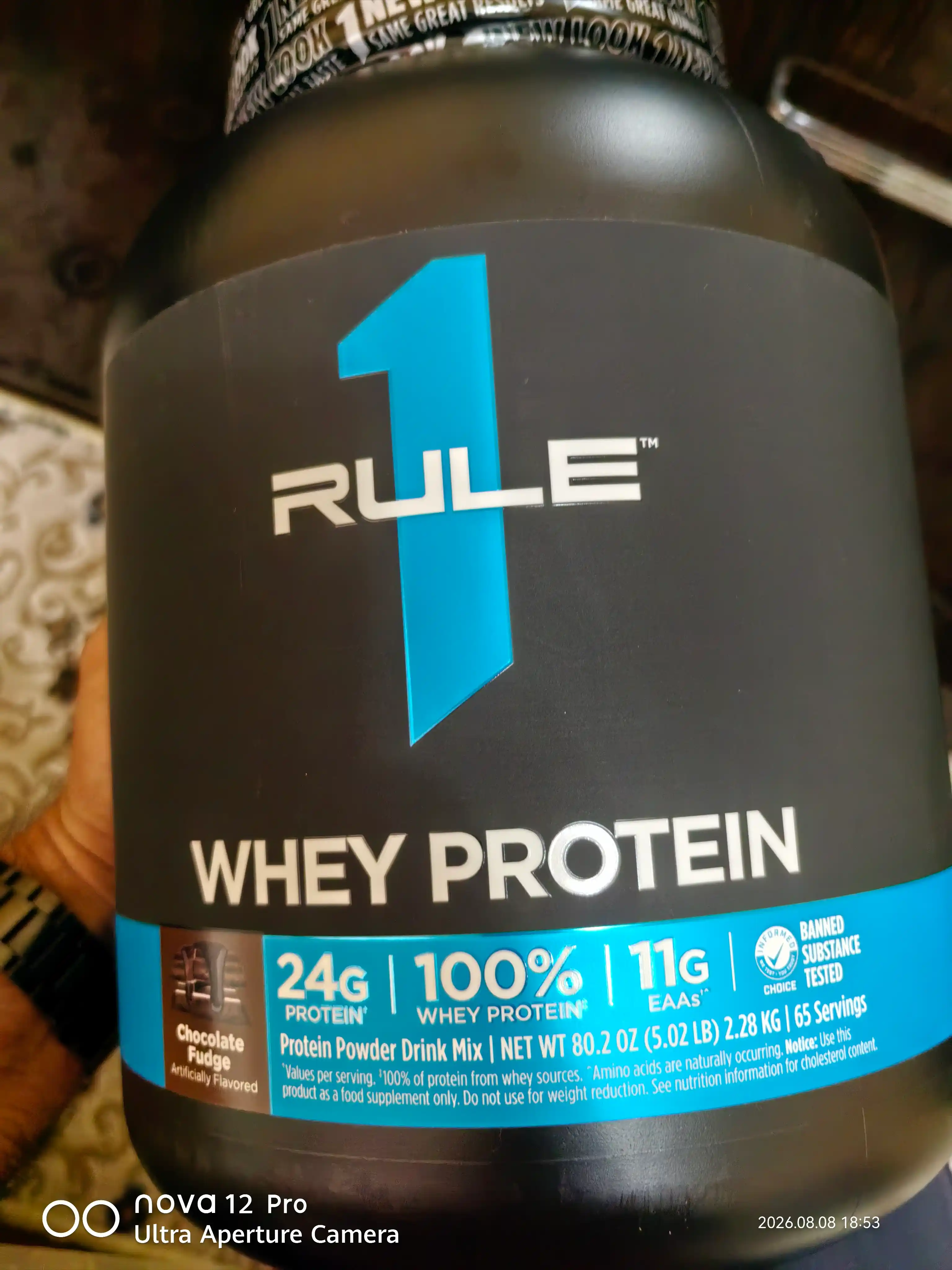 Oqsil zardobi Rule 1 Whey Blend 100%, 2.28 kg 68 portsiya