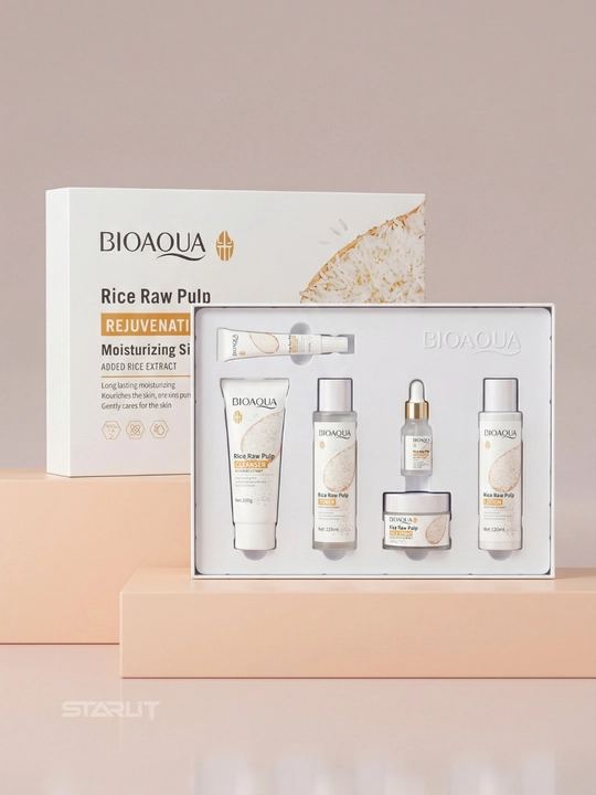 Антивозрастной крем для лица и рук, подарочный косметический набор Bioaqua для ухода
