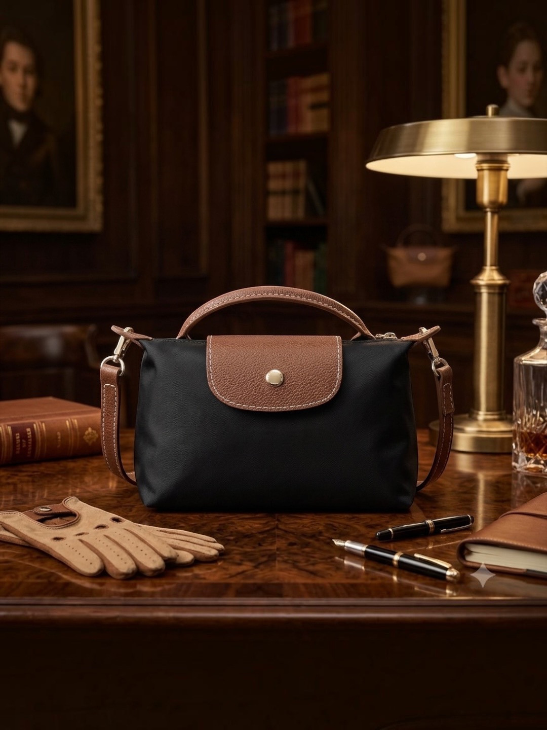 Ayollar sumkasi, ayollar uchun sumka Longchamp uslubidagi mini krossbodi sumkasi