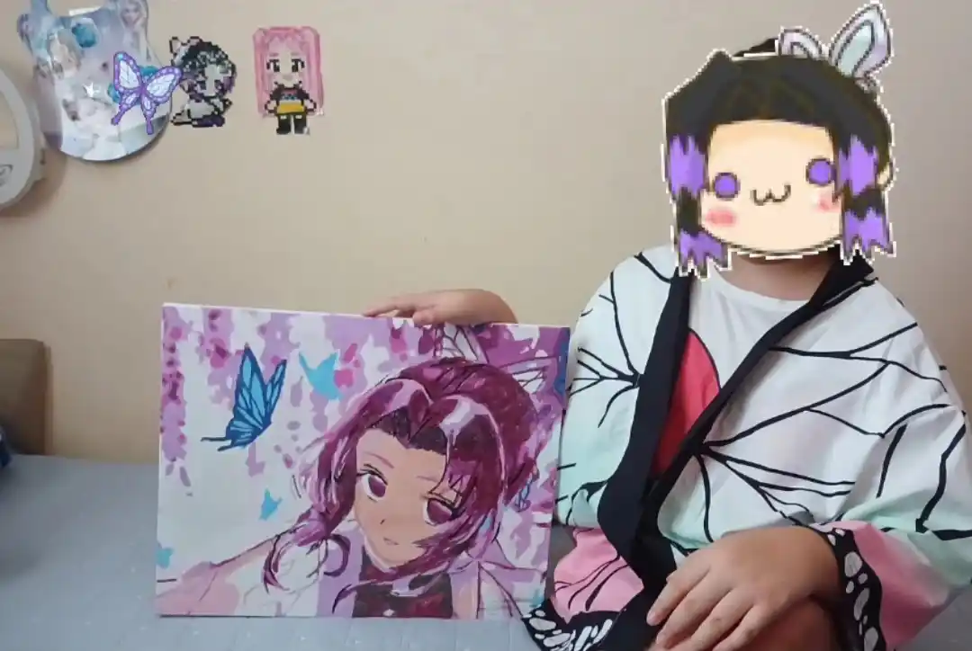 Raqamlar bo'yicha rasm chizish ARTERY "Anime" 40×50 sm, bo'yoqli holst, bo'yama to'plami