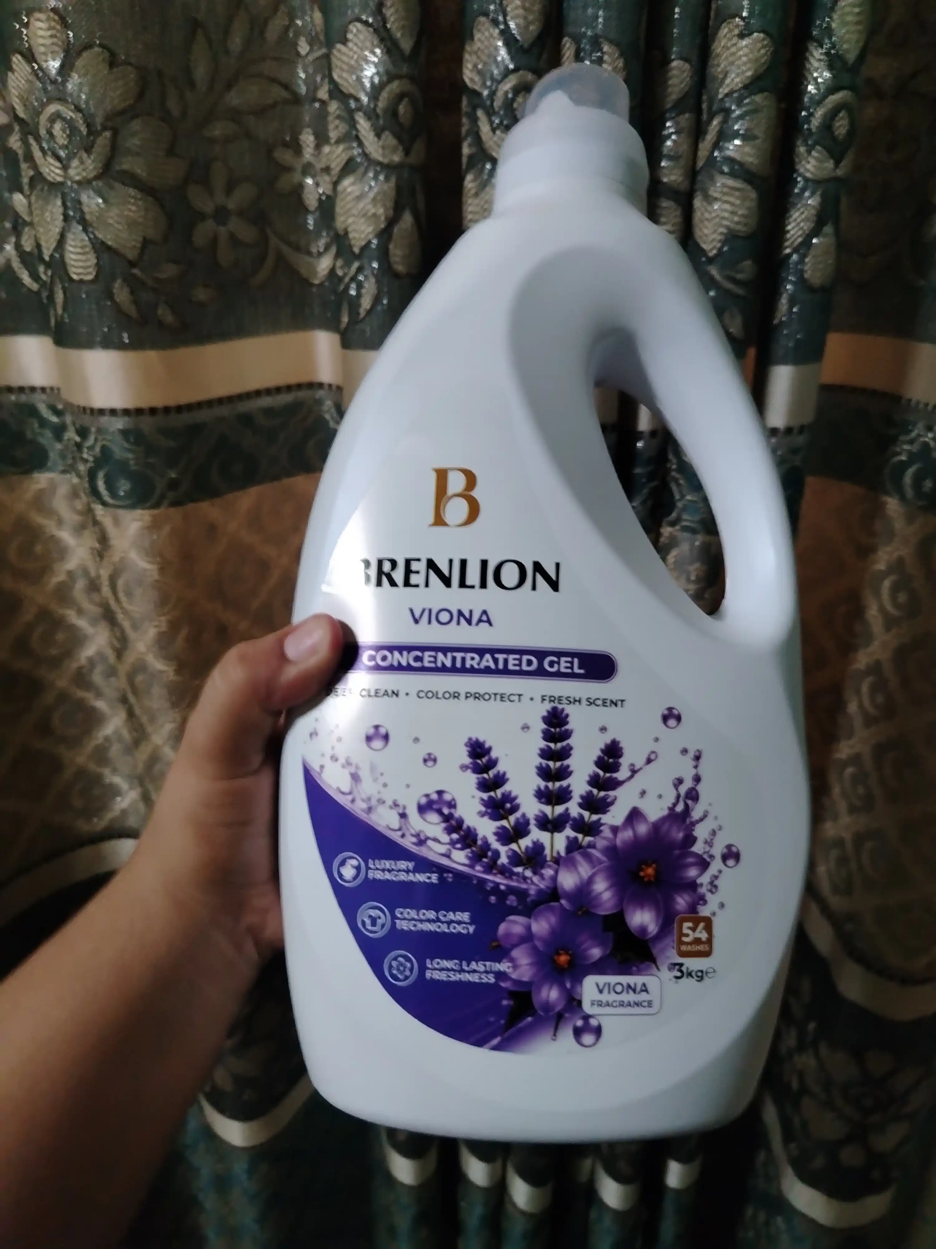 Гель для стирки Brenlion Viona 3 кг, жидкий порошок автомат для белья