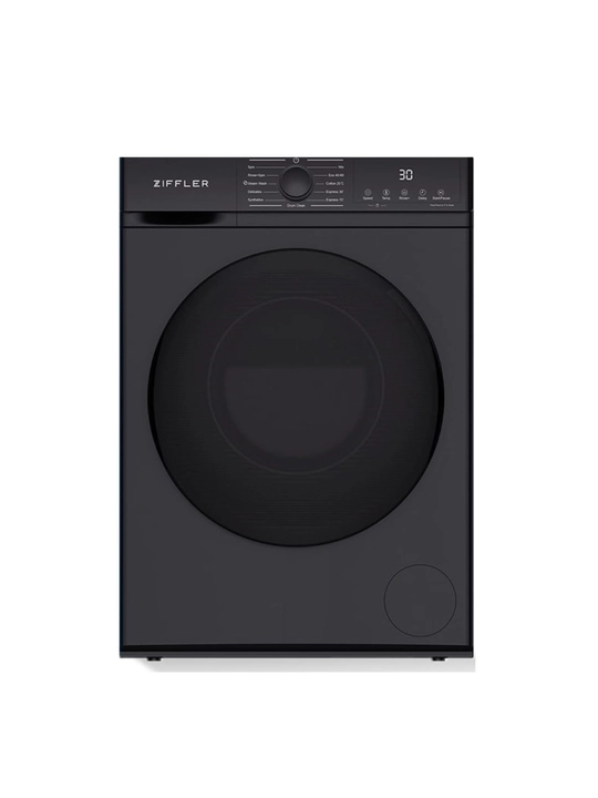 Ziffler BWM8-B2BL kir yuvish mashinasi, 8 kg, BLDC Inverter, Steam Wash, 1200 ayl/min
