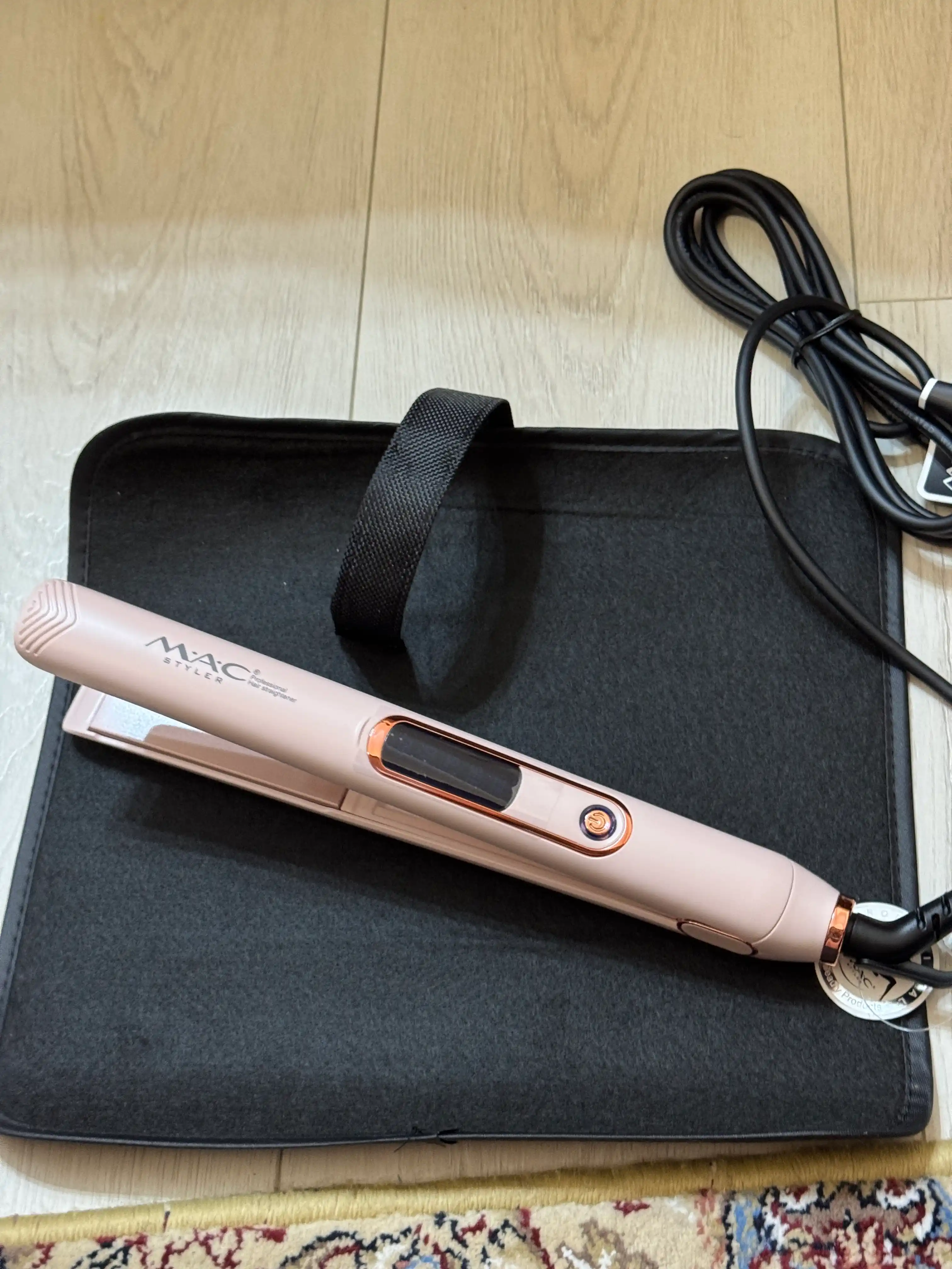 Professional dazmol, MAC Styler MC-3082 LED displeyli soch to‘g‘rilagichi