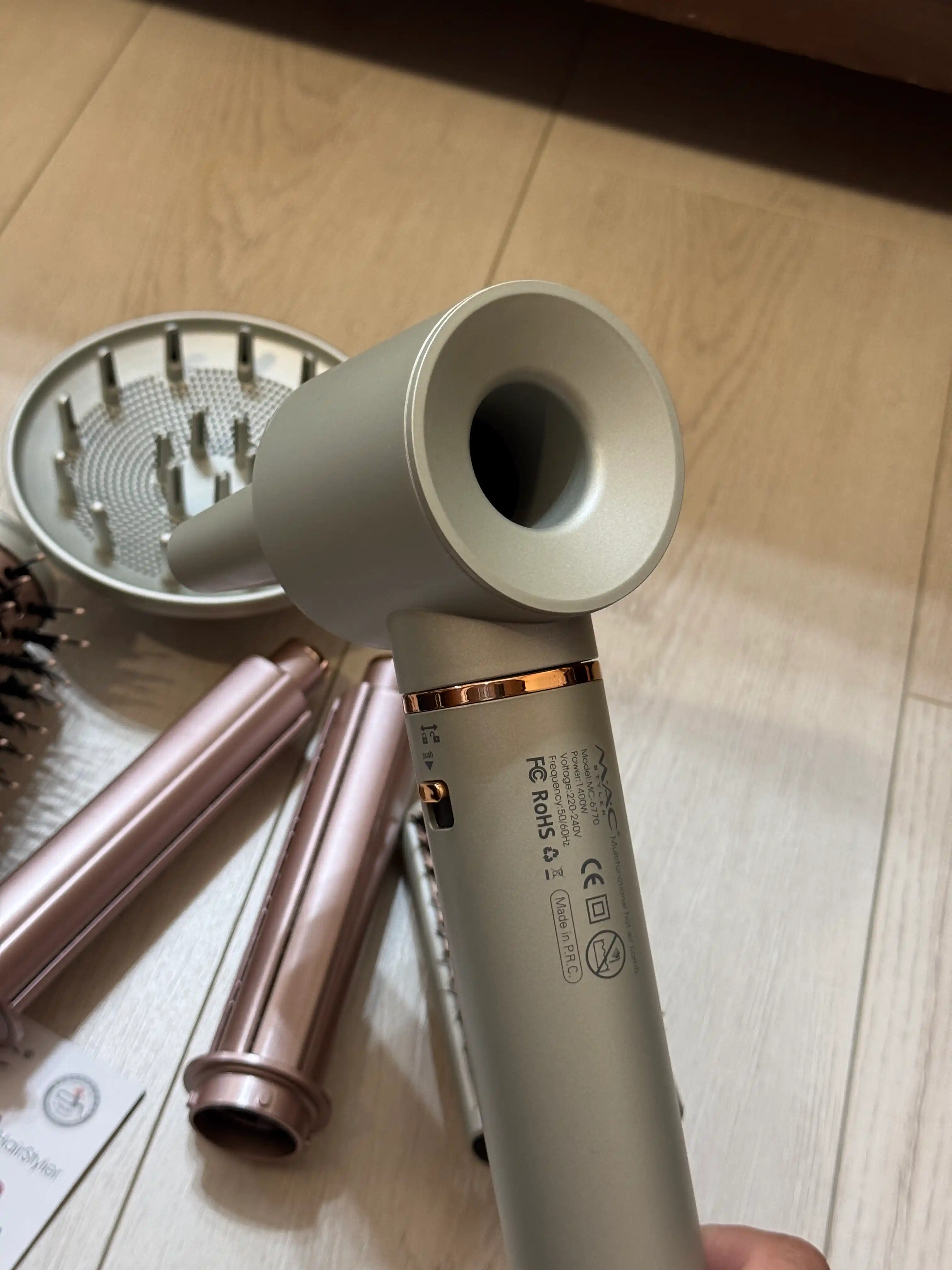 Фен для волос MAC styler MC-6770, 7 в 1, воздушная укладка и автоматическая плойка