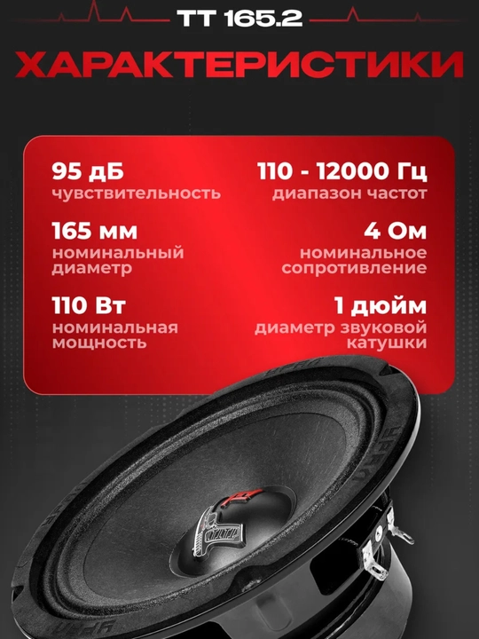 Автомобильные колонки URAL 10/13/16.5 см, эстрадные, мощный и чистый звук