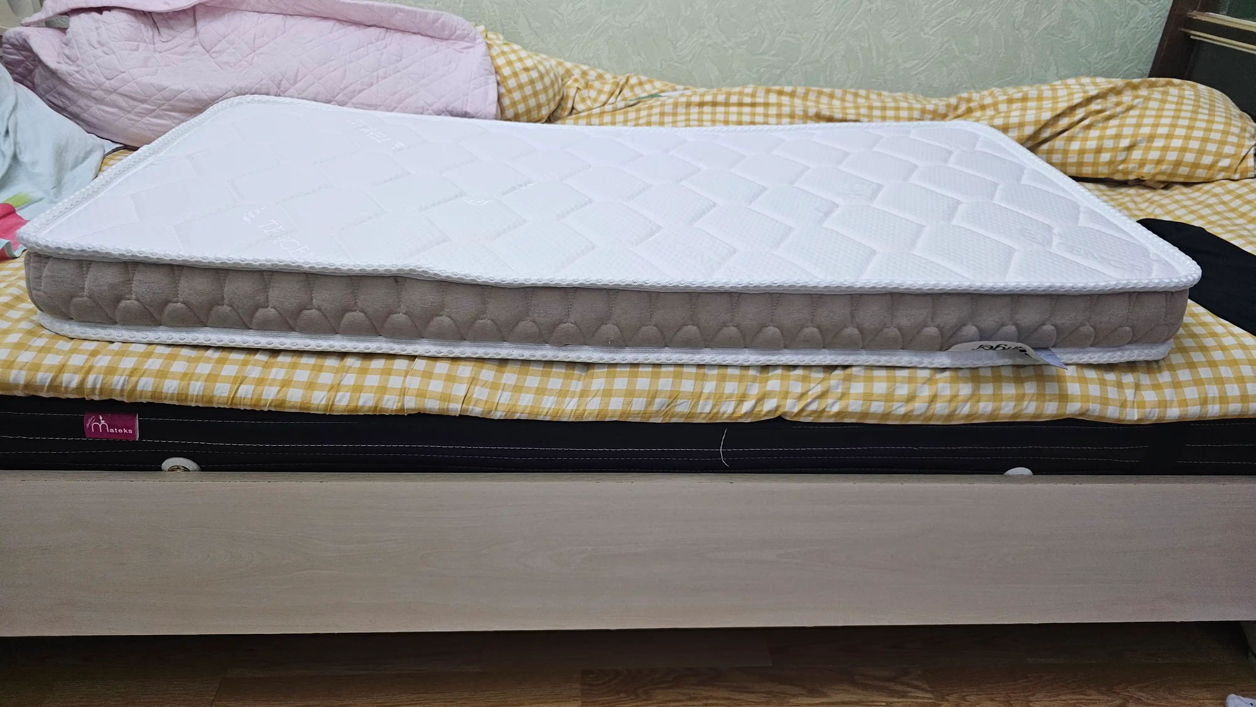 Матрас детский, 120×60 см, беспружинный, гипоаллергенный, для детской кроватки