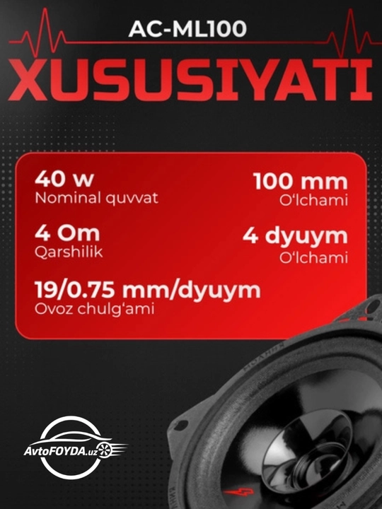 Автомобильные колонки URAL 10/13/16.5 см, эстрадные, мощный и чистый звук