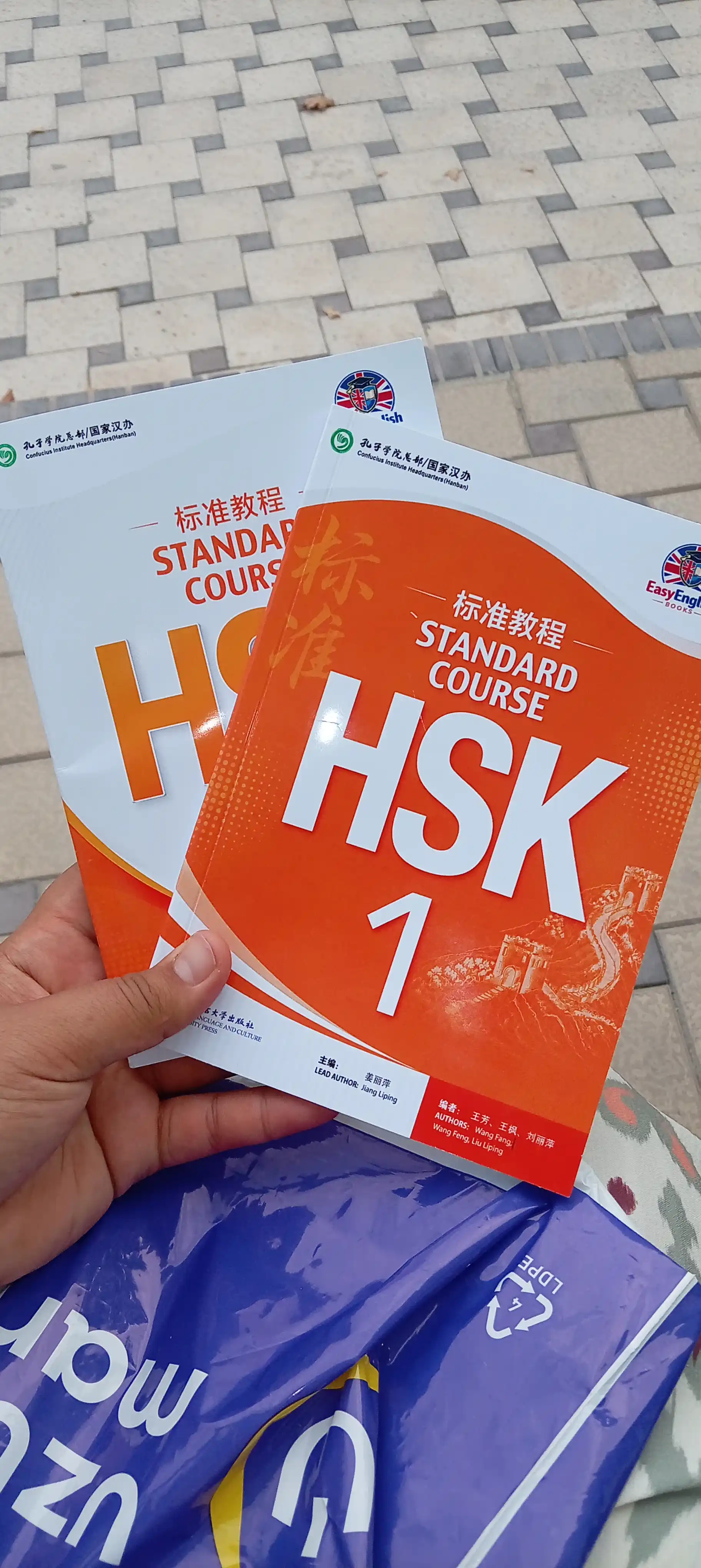 HSK Standard Course 1,2,3, Student's book+Workbook A5 va A4 formatda Jiang Liping