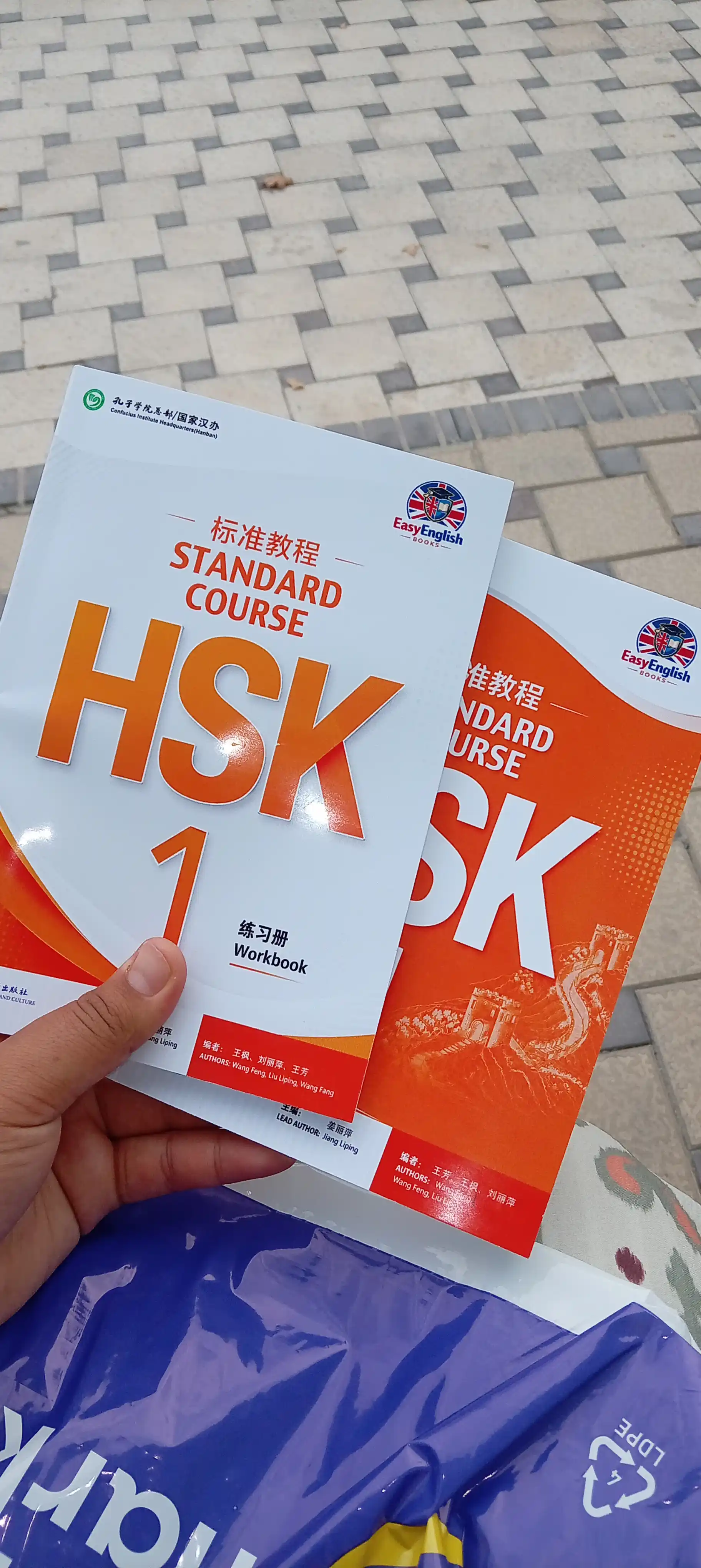 HSK Standard Course 1,2,3, Student's book+Workbook A5 va A4 formatda Jiang Liping