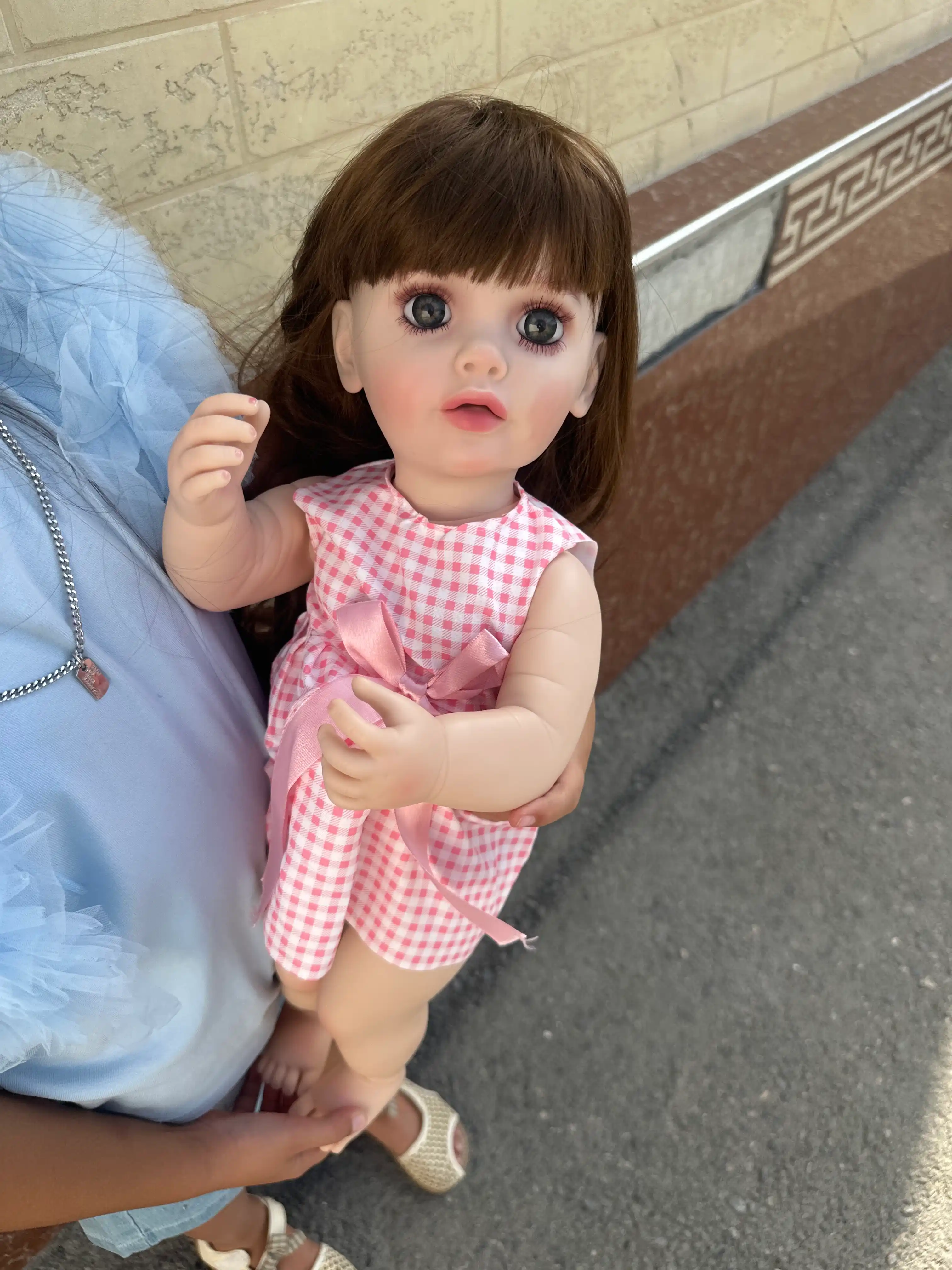 FIDGO BABY Lovely qo‘g‘irchog‘i, 55 sm, silikon, realistik xususiyatlarga ega