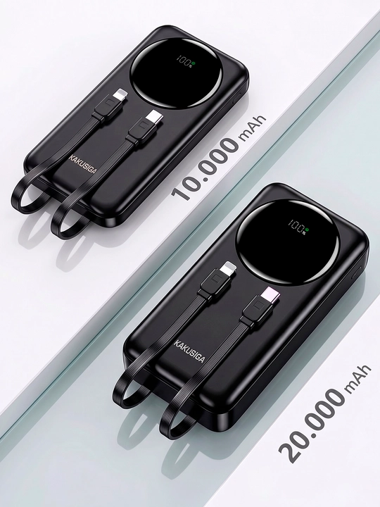 Power bank 10000/20000 mAh, tashqi akkumulyator