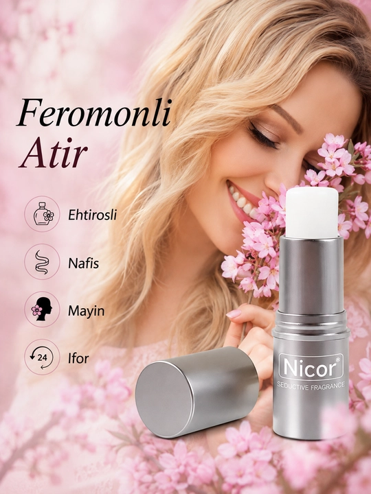 Сухие духи для мужчин и женщин в стике с феромонами Nicor - 