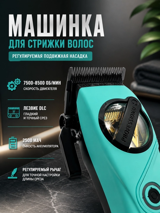 Профессиональный набор WMARK 5 в 1 для стрижки, бритья и ухода за волосами