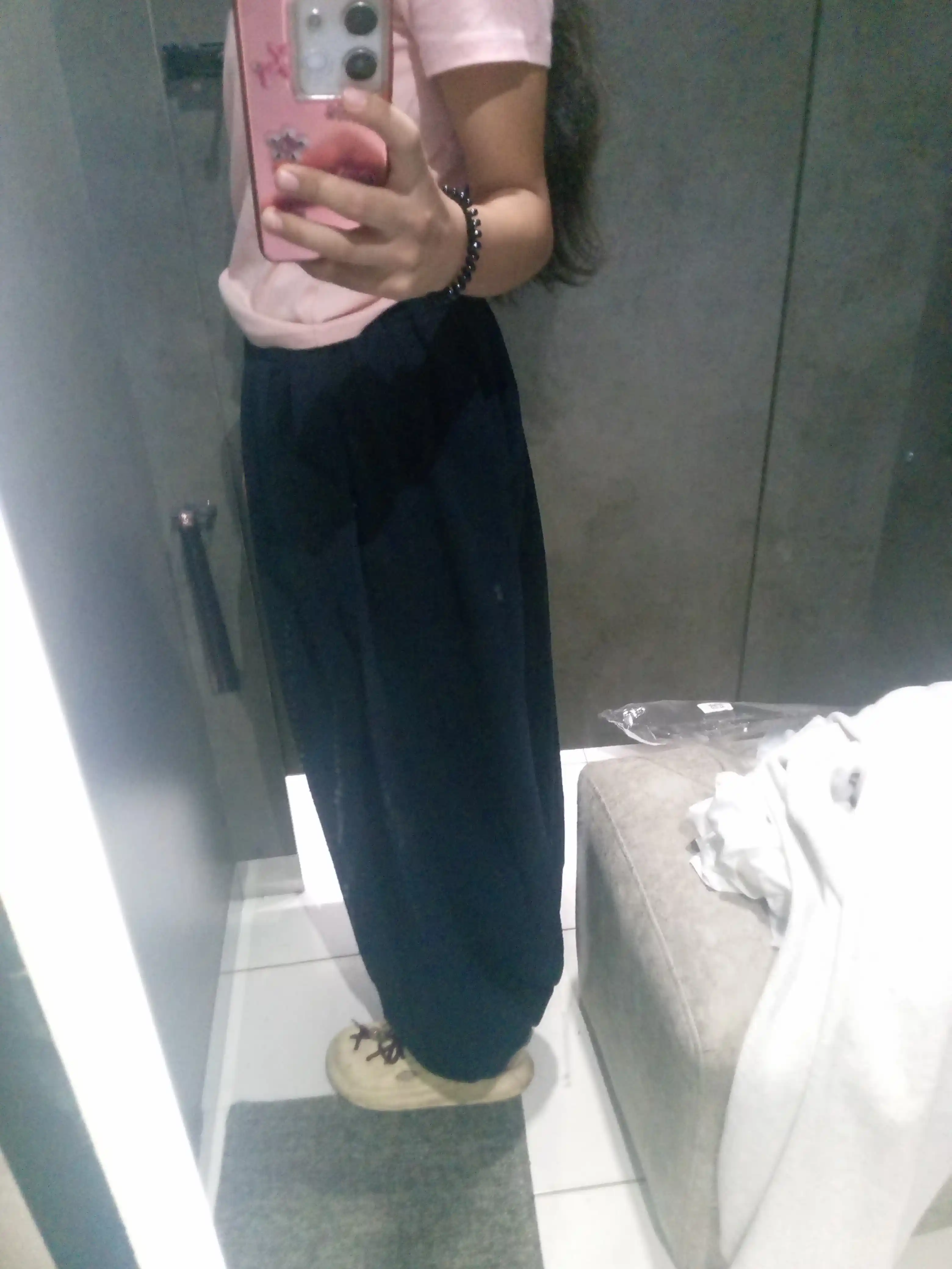 Ayollar va qizlar uchun keng sport shimlari, kundalik Baggy Y2K joger 48/54