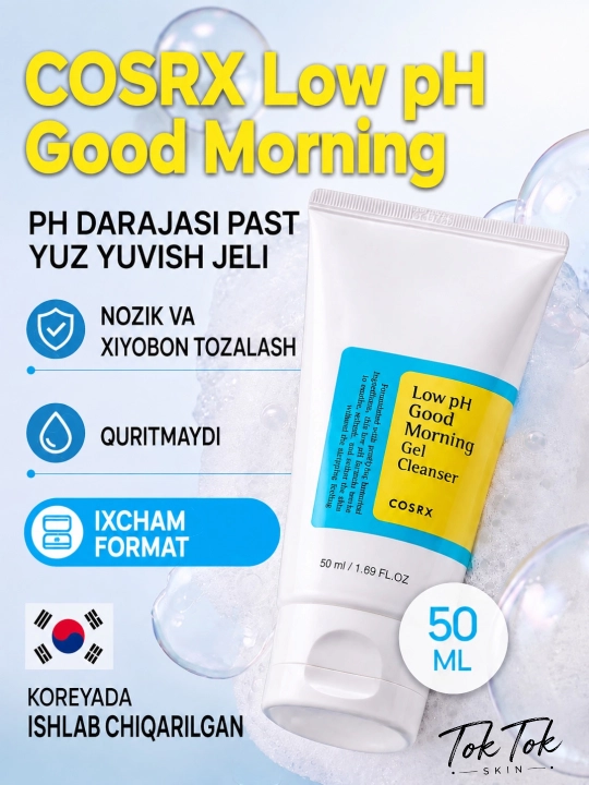 COSRX Salicylic- akne va qora nuqtalarga qarshi 0,5% salitsil kislotasi qo‘shilgan ko‘pik - 
