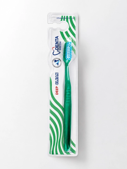 Зубные щётки для взрослых и подростков, Denta Fresh, набор мягких зубных щёток